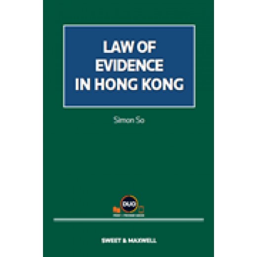 Law of Evidence in Hong Kong  + Proview (Practitioner / Student Version)